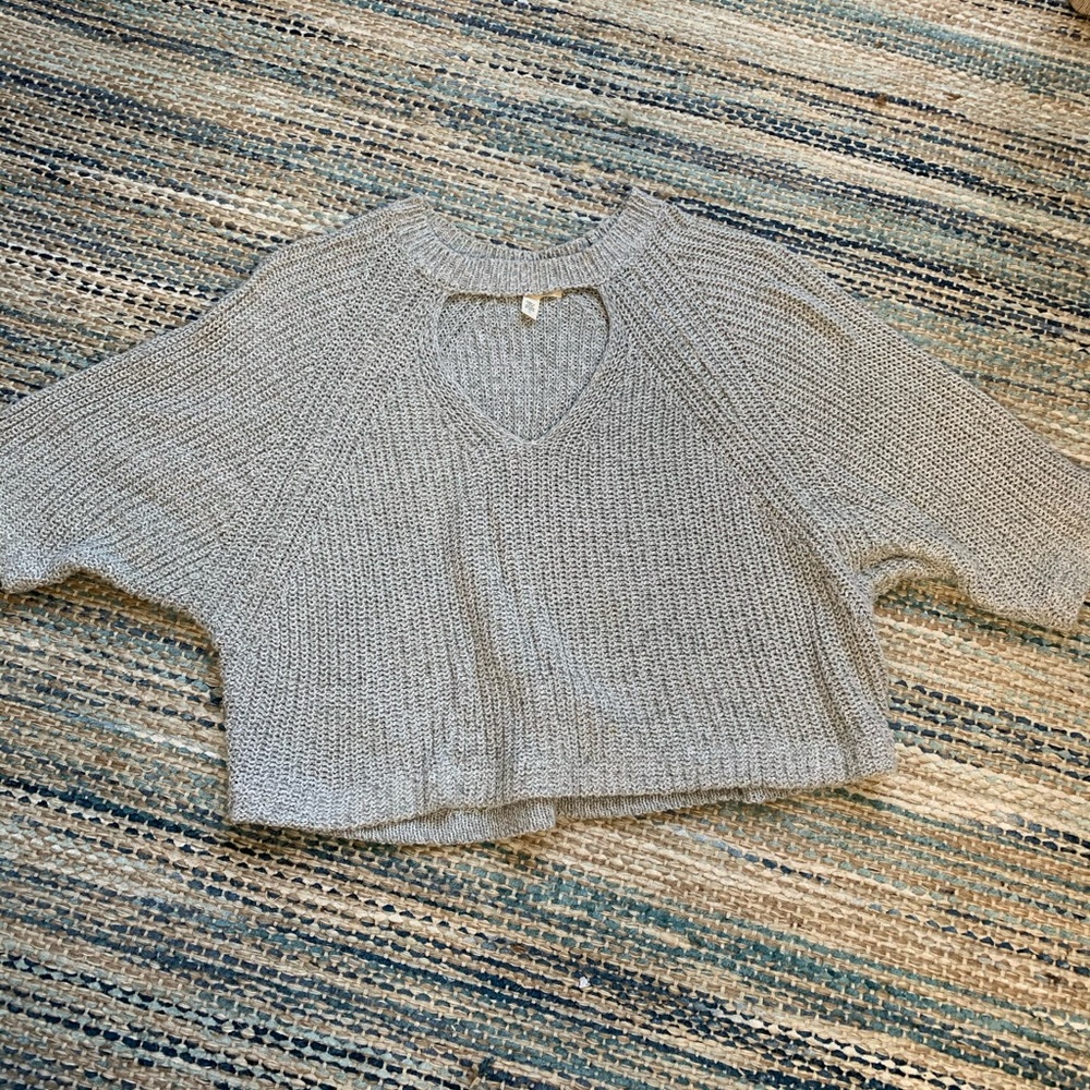 CROPPED KNIT SWEATER | SILENCE + NOISE